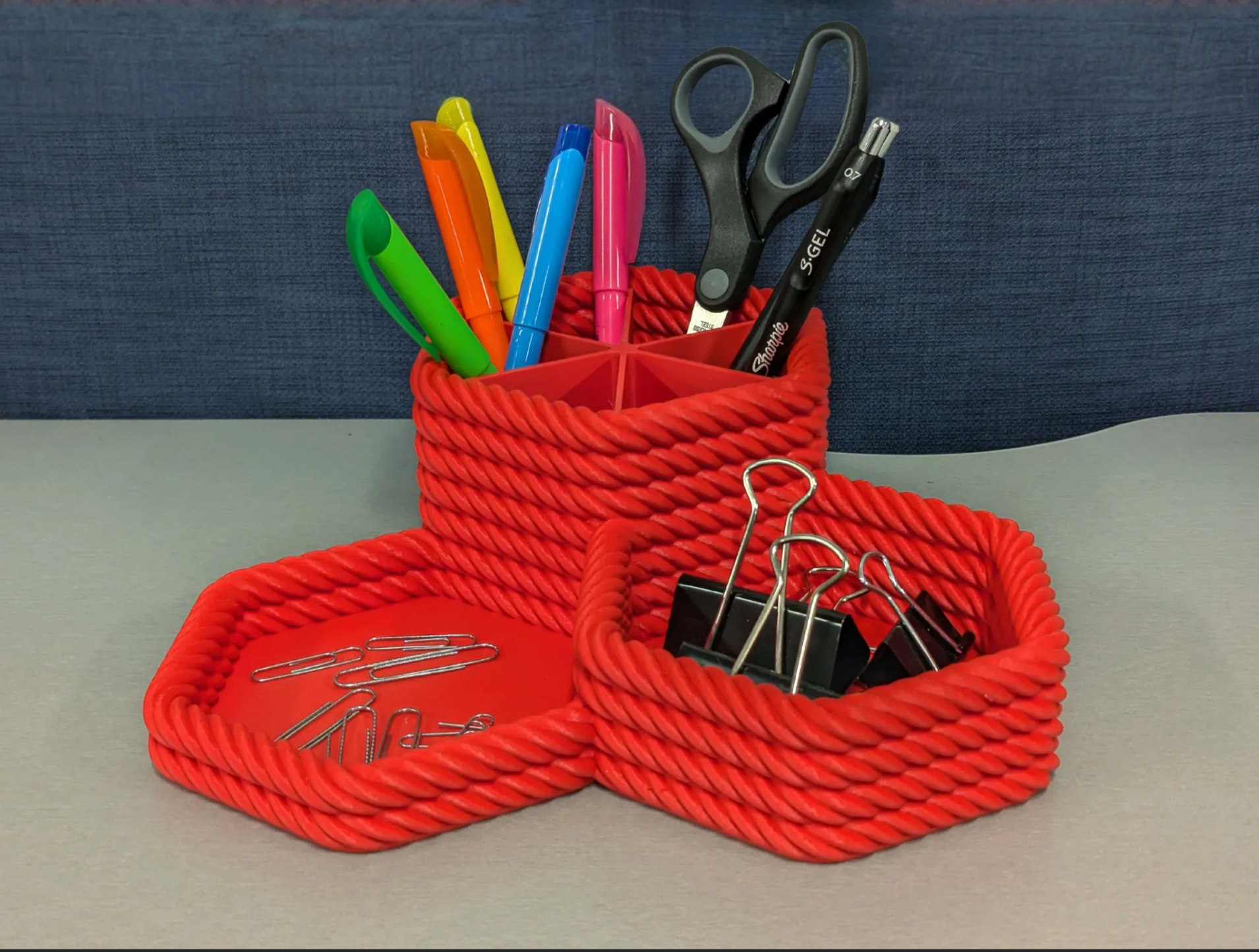 Rope Hexagons Organizer
