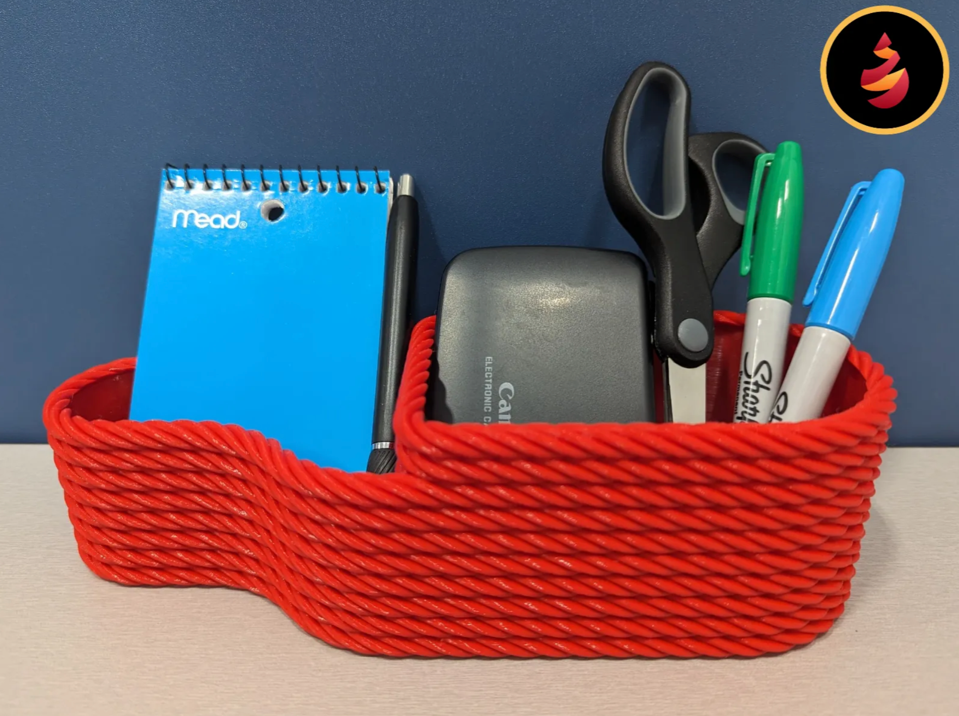 Rope Desk Organizer